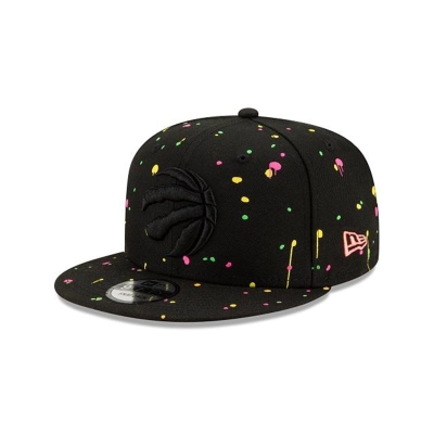 Toronto Raptors Gorra | New Era NBA Neon Splatter 9fifty Snapback Cap Mexico - Negros